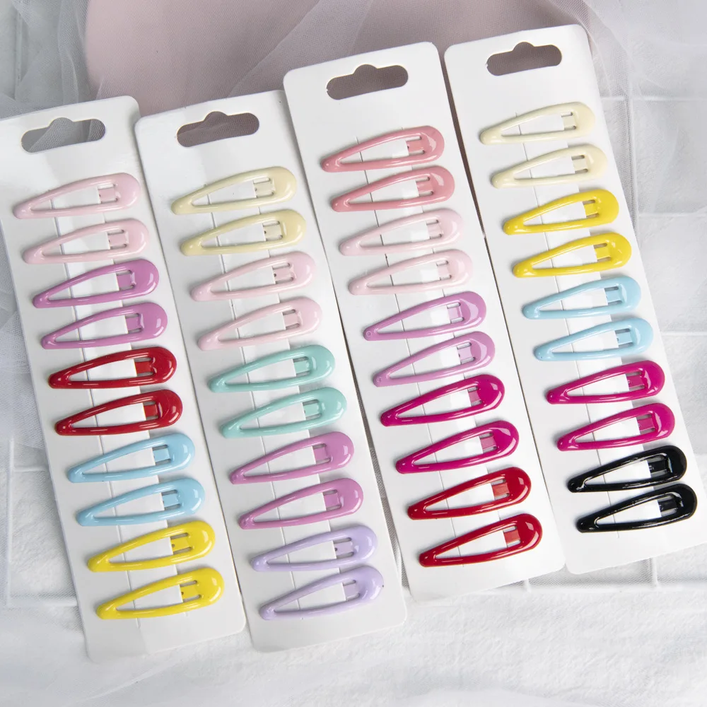 Horquillas con goteo de colores para niña y mujer, 1 Juego, horquilla BB, pasador, accesorios para el cabello, tocado