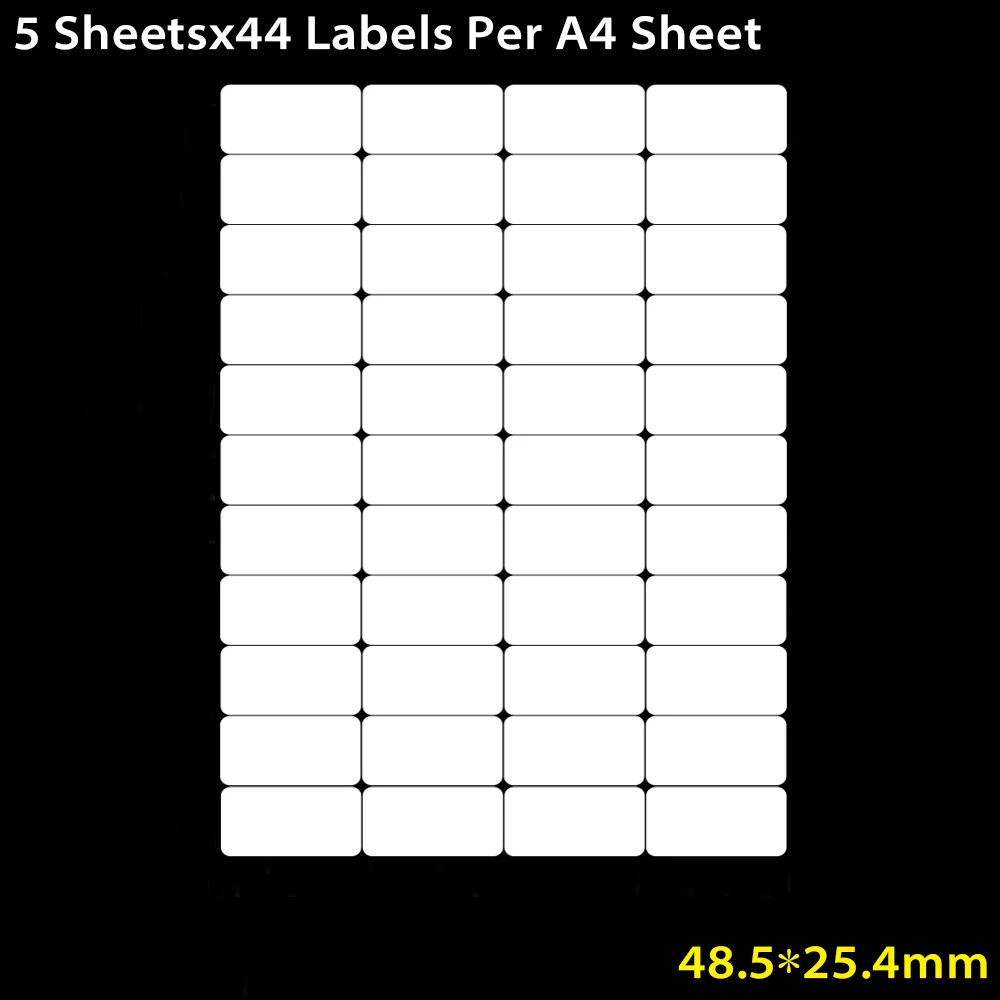 Variant: 5 Sheetsx44 Labels