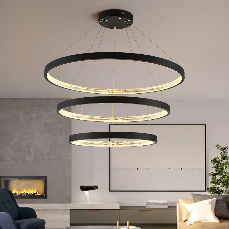 

Jmzm Modern LED Pendant Light Dining Hall Chandelier Round Nordic Indoor Light For Living Room Restaurant Bedroom New Chandelier