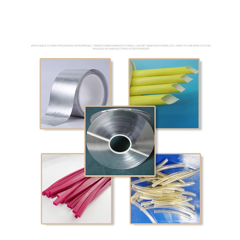 DG-100B automatic computer tube cutting machine, Masks ear band, bridge of nose iron wire Silica gel tube and PVC tube cutting