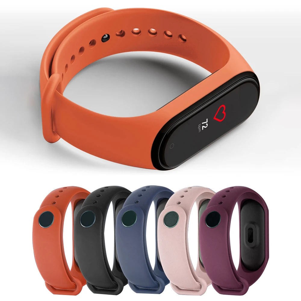 Браслет для Xiaomi Mi Band 5 4 3 Спортивный ремешок Сменный браслет MiBand 3 4 Band5 Ремешок для Xiaomi Mi Band 4 3 Ремешок