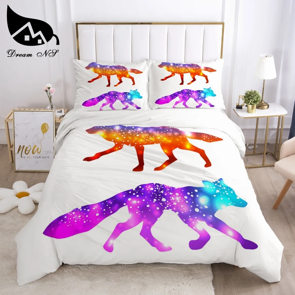 Dream NS Starry Sky Bedding set Bedding Home Textiles Set Dream Starry Sky Skull duvet cover set juego de cama