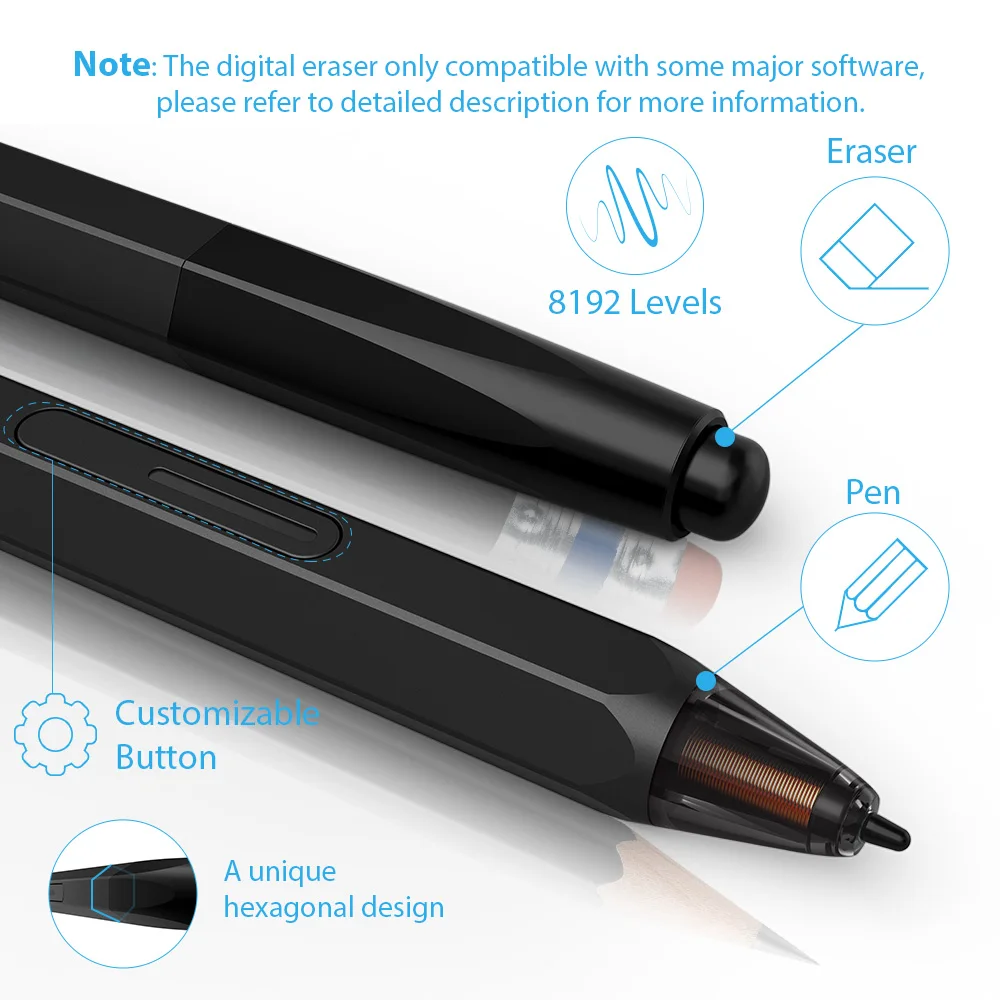 XPPen Artist 12 Monitor de dibujo gráfico de 11,6 pulgadas Pen Display sin pilas 8192 niveles 6 teclas Express y Touch Pad Windows Mac