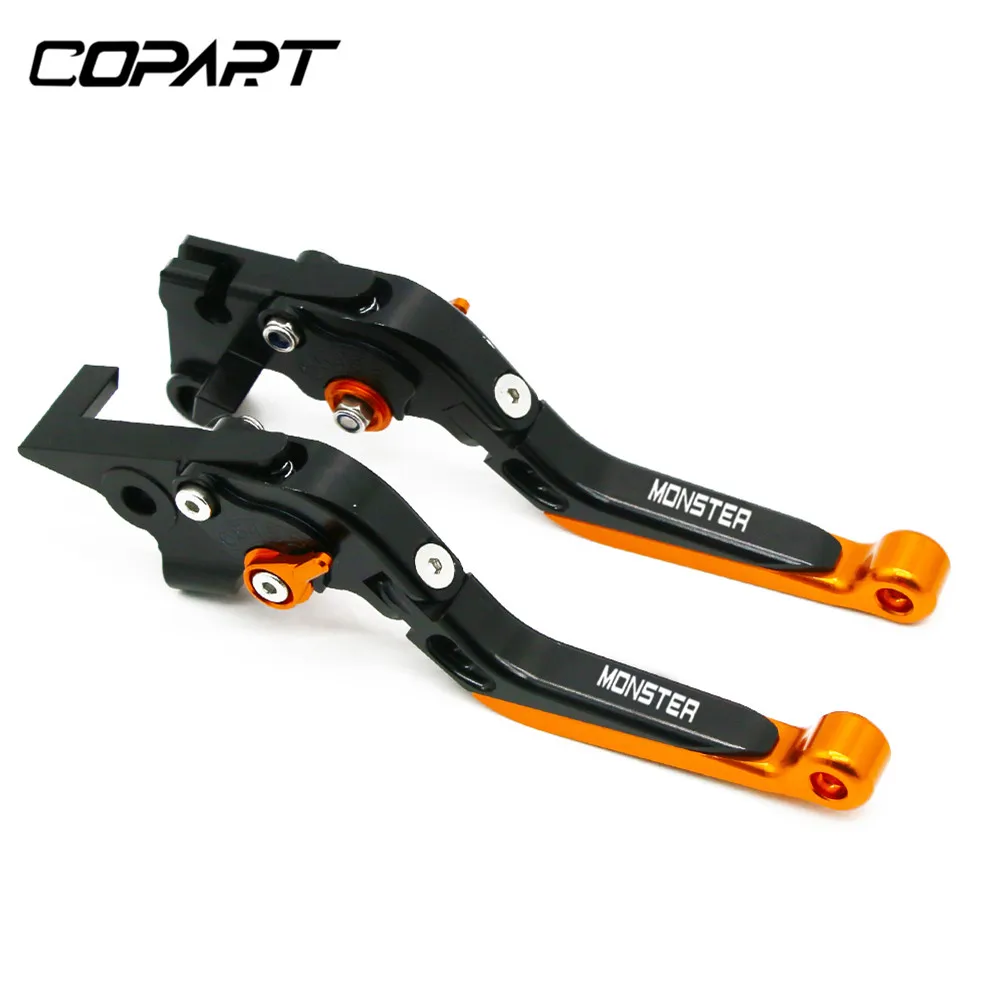 For Ducati Monster ST2 M 400 600 620 750 919 796 696 659 695 M600 ST2 Motorcycle CNC Adjustable Extendable Brake Clutch Levers