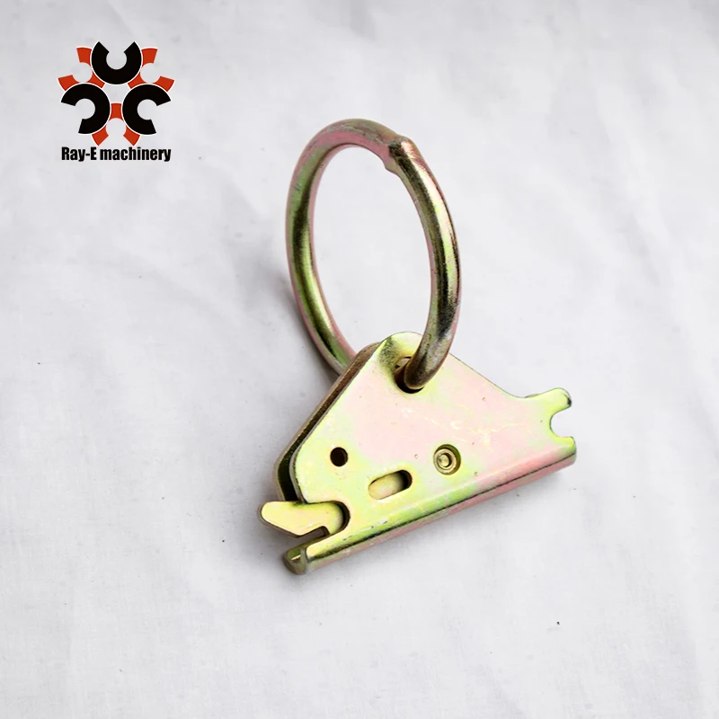 Raccordo E-Track da 2 pollici con ancore di fissaggio O-Ring raccordo terminale per E-Track Secure Cargo in rimorchi chiusi/a pianale ribassato camion