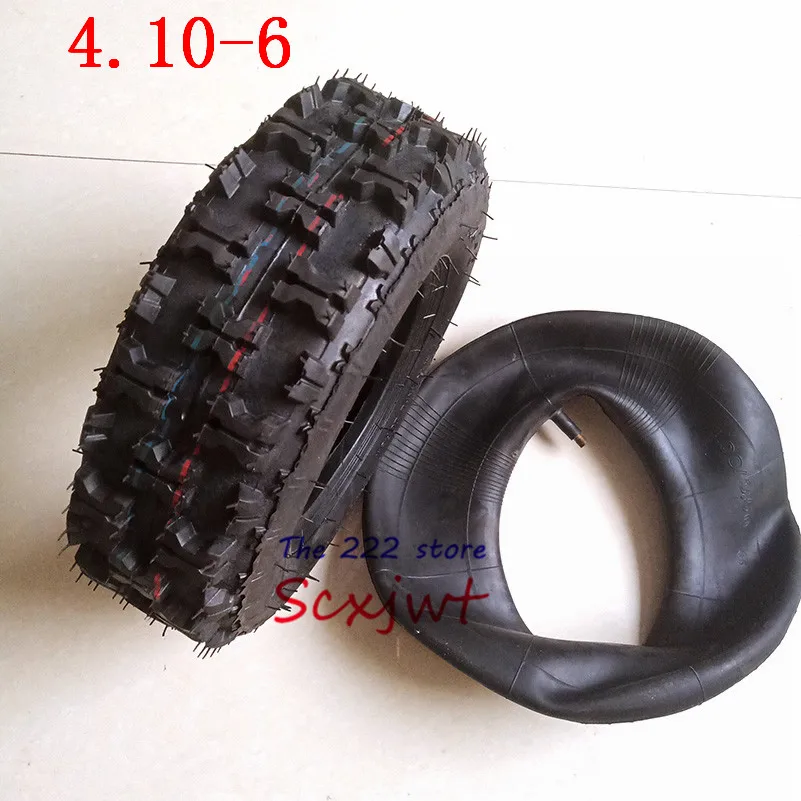 4.10-6 inch tyre snow plow tires   beach  ATV Quad Go Kart butterfly flower wheel tyres With Inner Tube