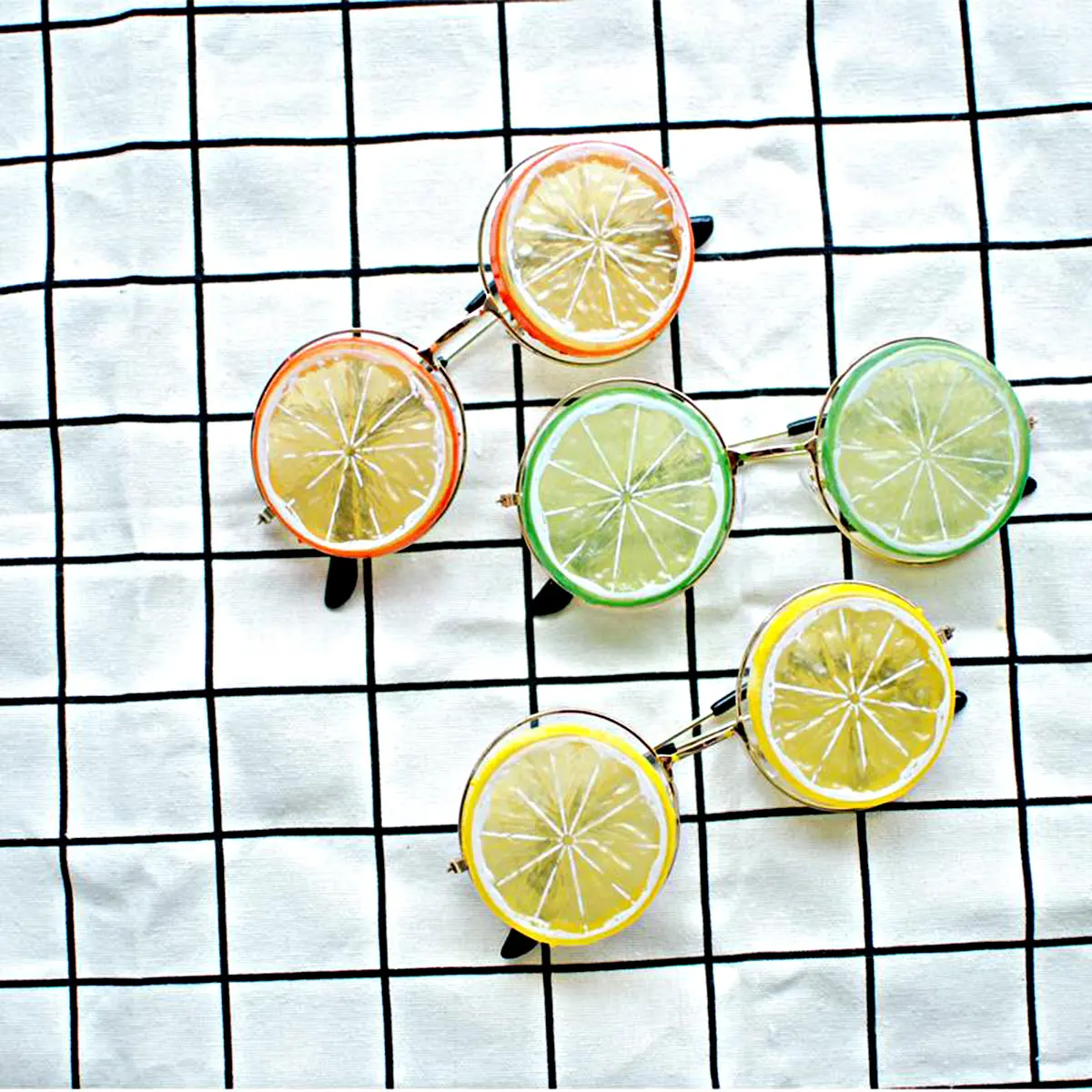 Creative DIY Funny Glasses Lemon Shaped Picture Frame Photography Props Party Graduation Wedding Bride Photo Props Decoration