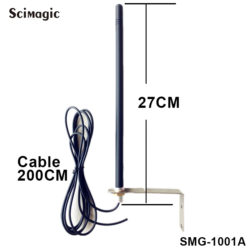 เสาอากาศ433Mhz 433สำหรับประตูโรงรถวิทยุ Wireless Repeater,433.92Mhz Gate ควบคุมเสาอากาศ250M