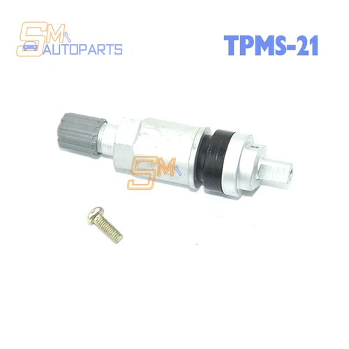 Imagen 1 del producto 1 Uds TPMS-21 válvulas de neumáticos aleación de aluminio vástago de válvula de coche Kit de Sensor de neumáticos válvulas sensor de presión de neumáticos