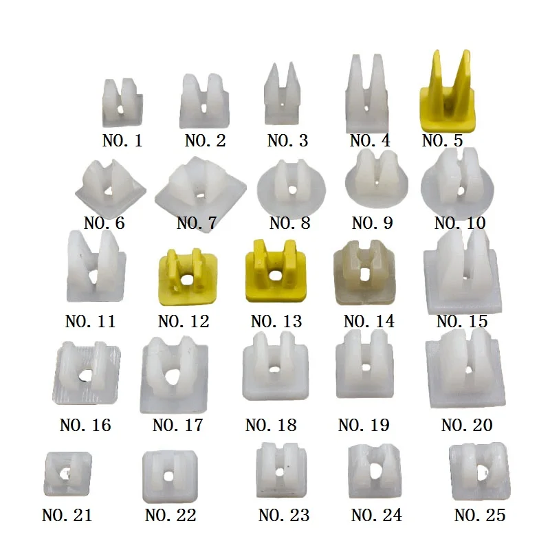 믹스 자동차 고정 나사 사각 둥근 머리 너트 나사 고정 그로멧 클립 플라스틱 스냅인 패스너, 50 개 