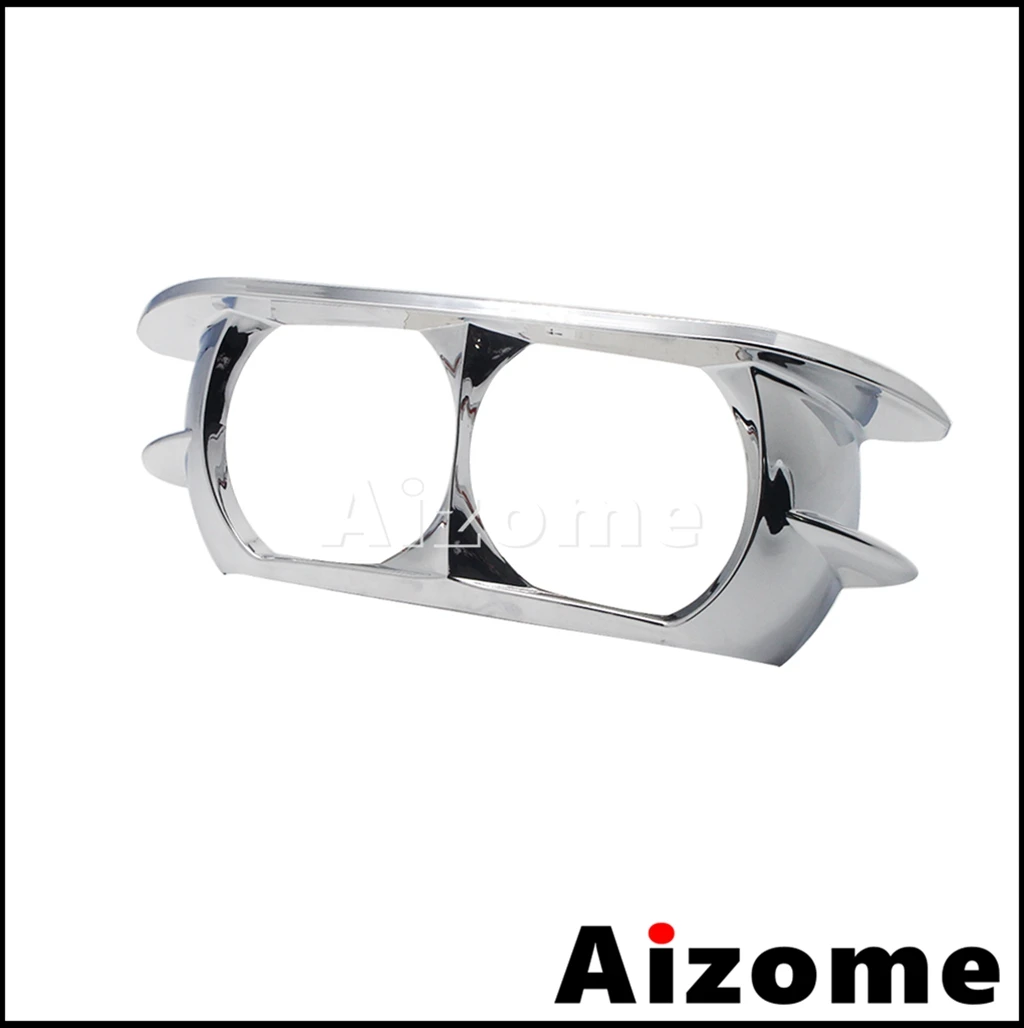 Chrome Headlight Trim Bezel Fairing Motorcycle Dual Headlamp Cover For Harley Road Glide CVO FLTRU FLTRX FLTRXS FLTRXSE 15-2020