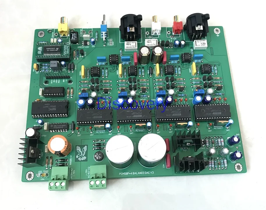 Fully Balanced Pcm58p X4 Dac Decoder Board