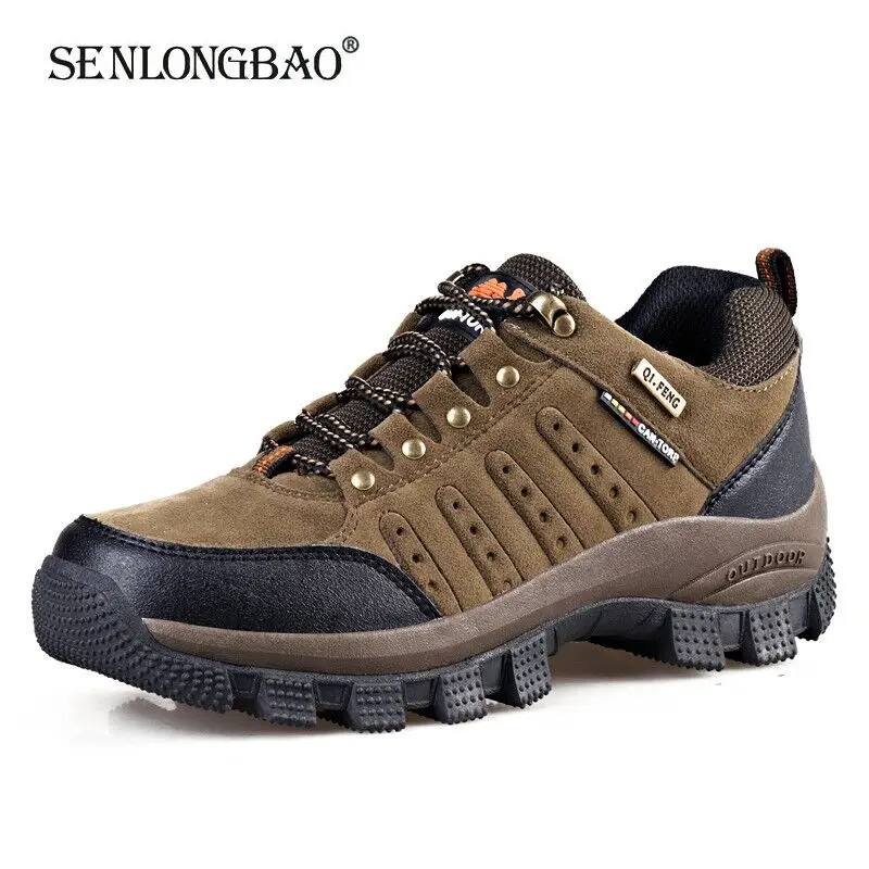 2020 New Sneakers Outdoor Men Shoes Waterproof Hiking Casual Shoes Comfortable Breathable Male Footwear Non-slip Size 36-47