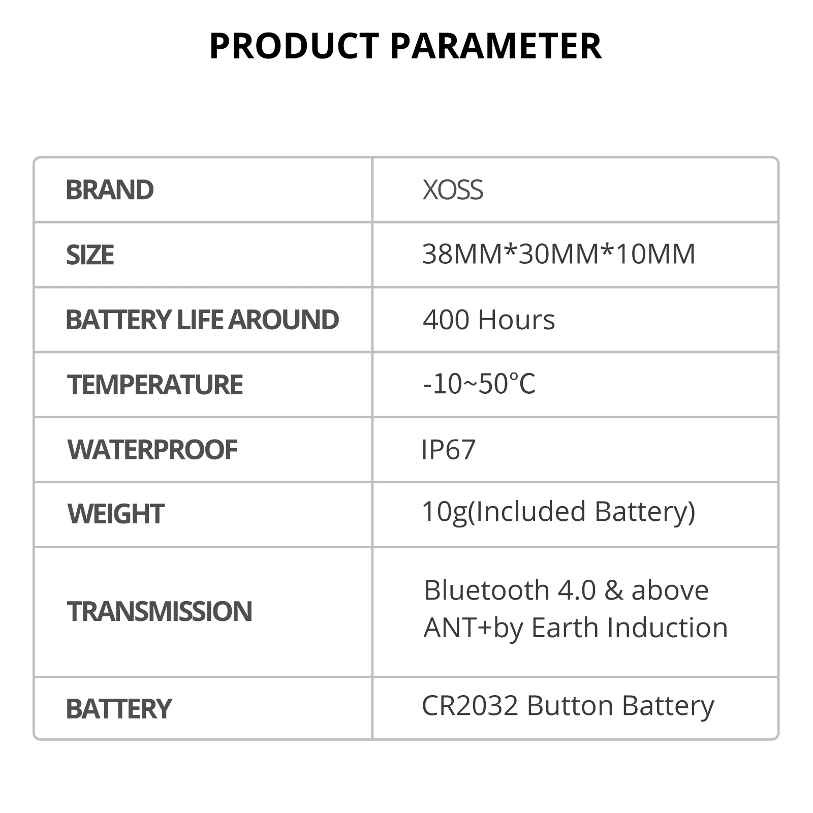 XOSS Cadence Speed Sensor Cycling Computer Speedometer ANT+ Bluetooth Road Bike MTB Sensor Dual Protocol