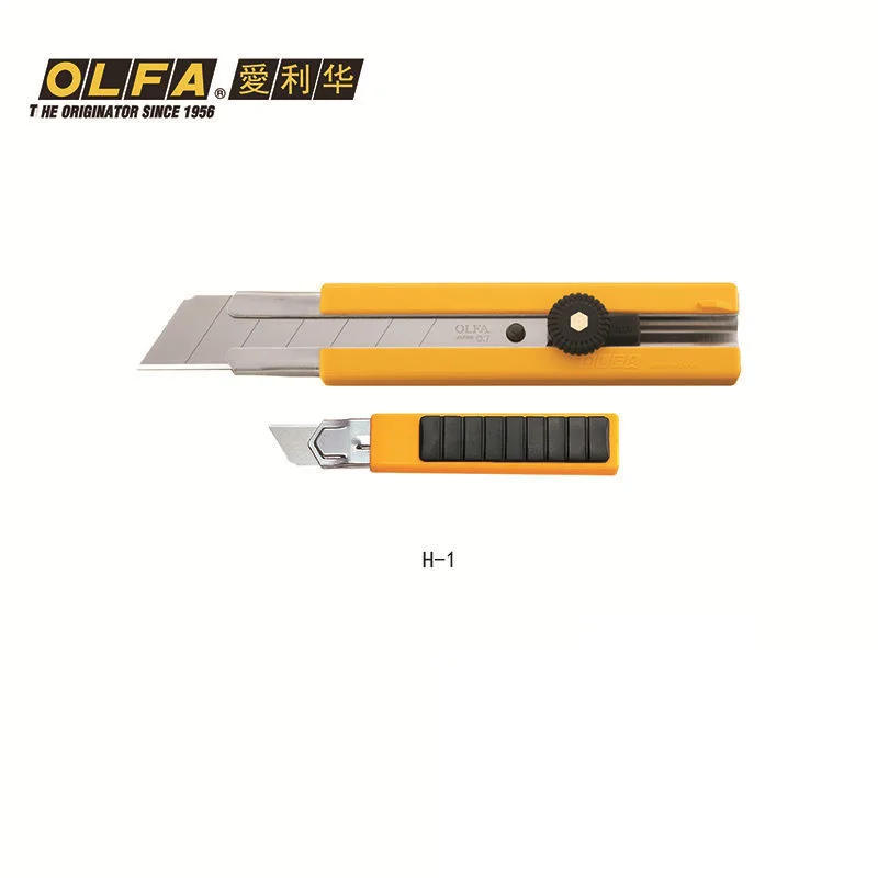 OLFA heavy duty cutters anti slip rubber gaskets tool saws H-1 / HSW-1 Stainless steel blade HSWB-1 HB-5B