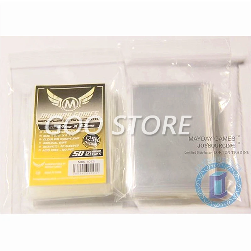 50 Sleeves MAYDAY Board Games Cards Premium Thicker Sleeve Protective clear card sleeves