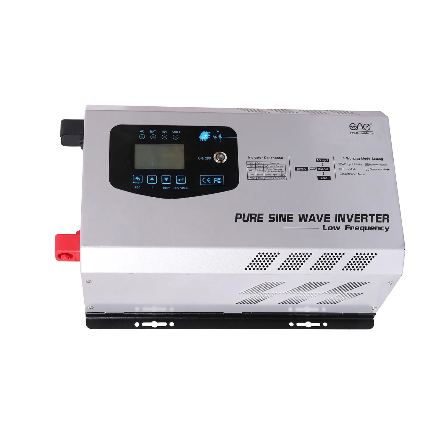 

High cost-effective power inverter Order on line 2kw 3000w 5000w super power inverter 24v 48v96v 7000w outdoor use with charger