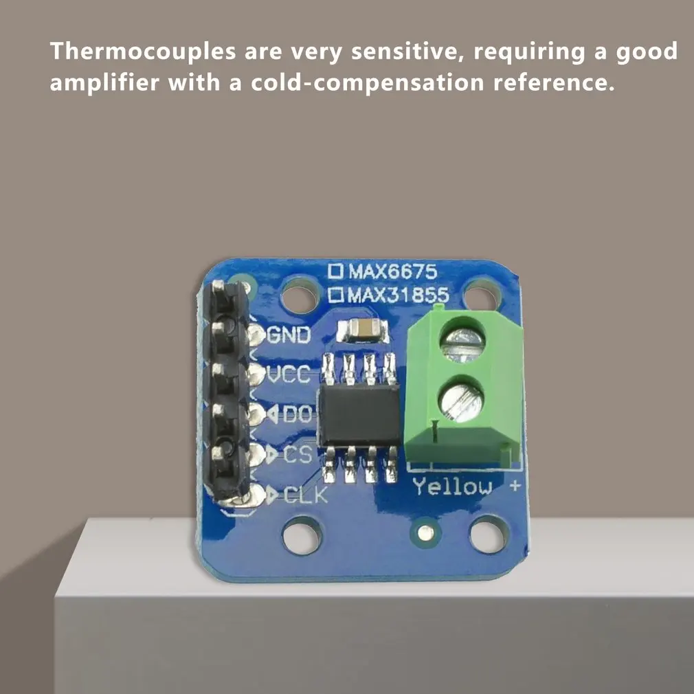 MAX31855 K Type плата термопары читаемый модуль датчика температуры для Arduino от-200 ℃ до + 1350 ℃ Out L