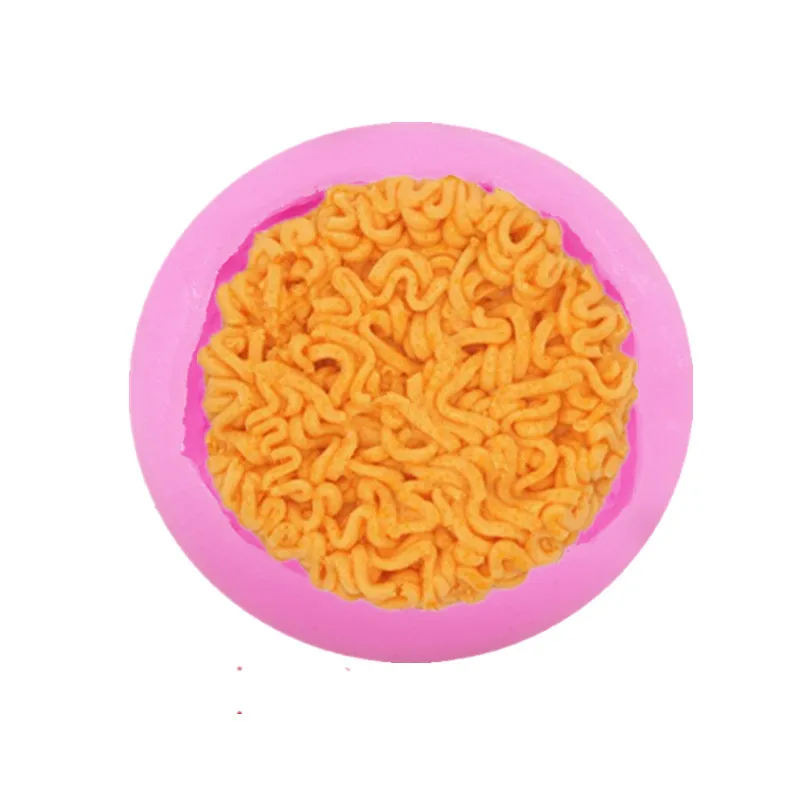 3D Instant Noodles Fondant Silicone Mould Gypsum Cake Decorating DIY Chocolate Baking Tools Silicone Mold Handmade Soap Mold