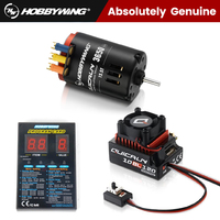 QuicRun 3650 Sensored Brushless Motor + 10BL120 120A Sensored Brushless ESC + LED Program Box General Combo for RC 1/10 Car
