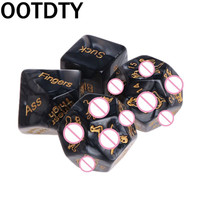 4 Pcs Fun Acrylic Dice Love Dice Sex Dice Erotic Dice Love Game Toy Couple Gift