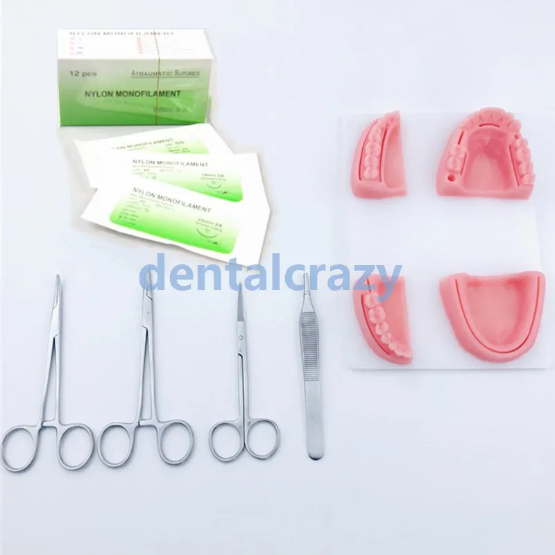 Dental Supply Simulation oral suture model with needle Gum suture teaching training tools skill practice