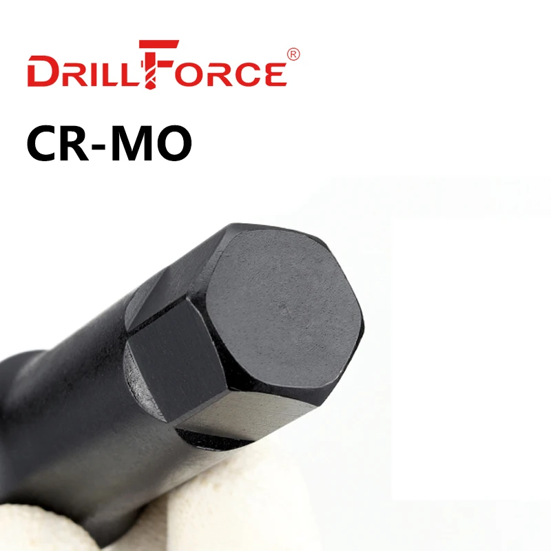 Imagem -04 - Drillforce-drive Impact Hexagon Socket Bit Hexagonal Drive 32 16 32 32 16 8