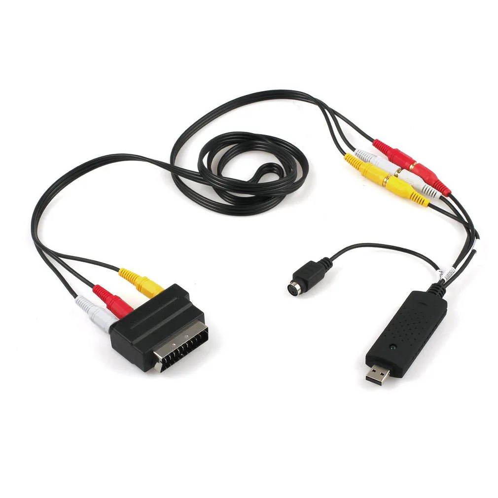 USB2.0 VHS-zu-DVD-Konverter, Konvertiert Analoges Video in Digitales Format, Audio-Video-DVD-VHS-Aufnahmekarte, Hochwertiger PC-Adapter – Detail 6