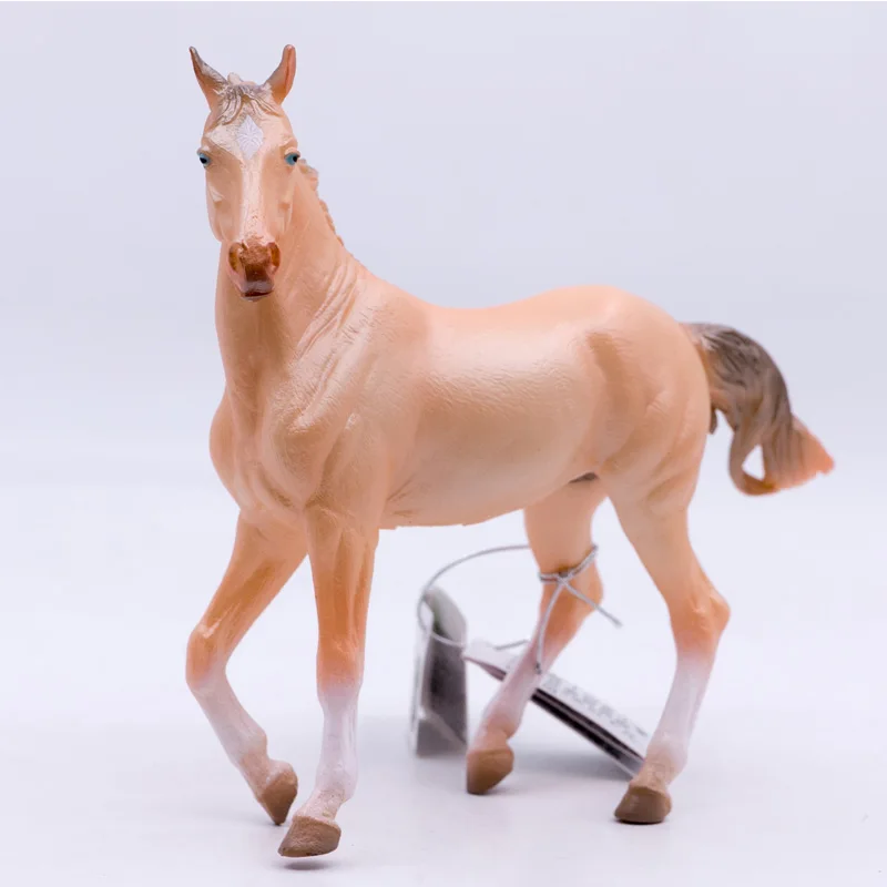 CollectA Cavallo Paese Fattoria Degli Animali Akhal-Teke Mare Perlino modello di Simulazione del Giocattolo Figura #88623