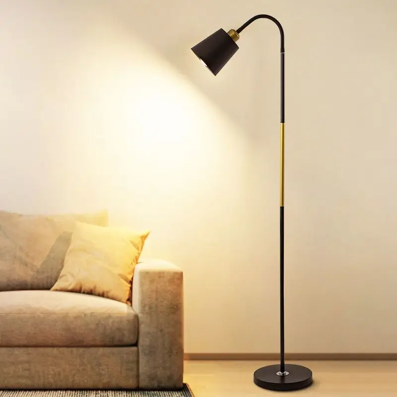 

Modern E27 LED Floor Lamps Iron White Black Color Corner Standing Lamp Reading Light For living Room Bedroom Decor