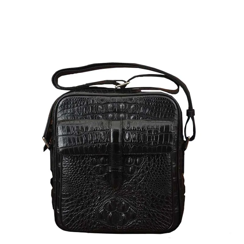 ourui new arrival true  crocodile  male  Single shoulder bag   crocodile skin  men bag  male bag men crocodile bag