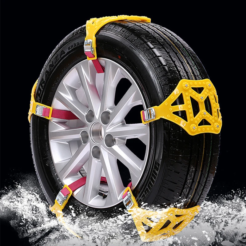 Universal Winter Truck Car Easy Installation Snow Chain Tire Anti-skid Belt Safe And Secur Thickened Non-slip Wheel Snow Chain