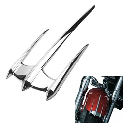 Chrome Motorcycle Front Fender Cover Accent Decor Trim For Honda Goldwing GL1800 F6B VTX1300 1800 For Yamaha XVS650/1100 V-Star