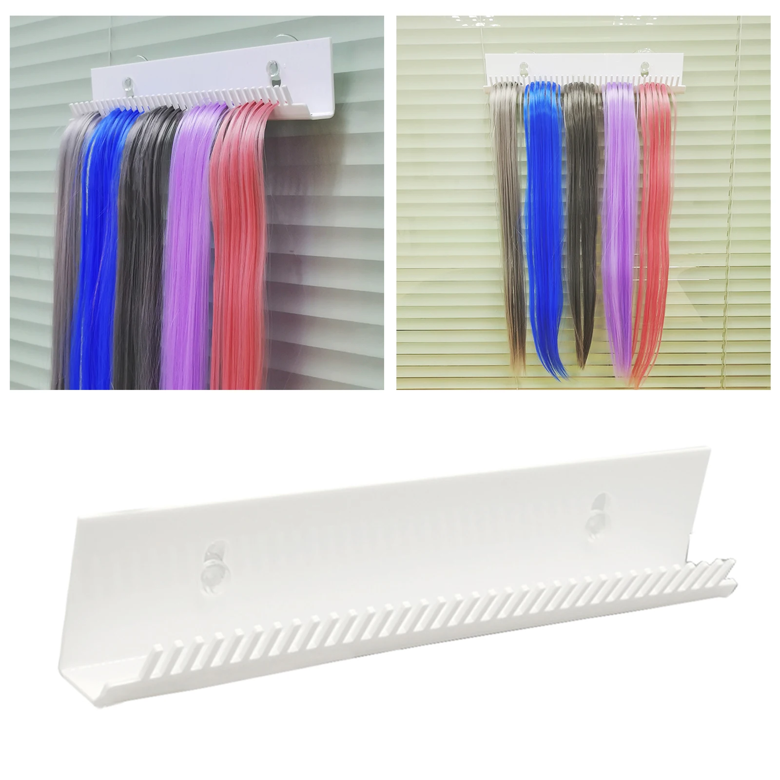 Professionelle Acryl Haar Extensions Schnitte Halter Organizer Rack Kleiderbügel Perlen Schuss Haar Verlängerung Aufhänger Halter Rack