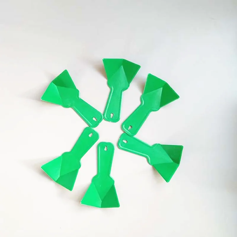 2 pezzi di plastica a colori casuali raschietto per cartongesso Stucco coltello Finisher pulizia strumento di rimozione Stucco per parete del pavimento in ceramica
