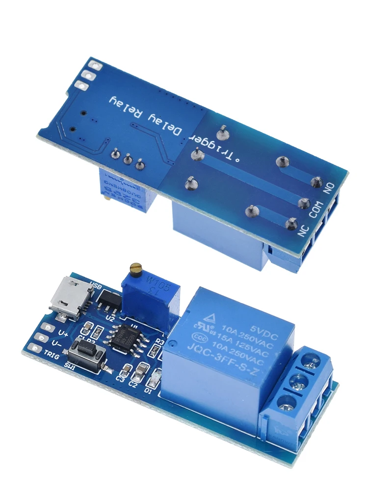 1/2/3PCS Smart Electronics 5V-30V Micro USB Power Einstellbare Verzögerung Relais Timer control Modul Trigger Verzögerung Schalter – Detail 6