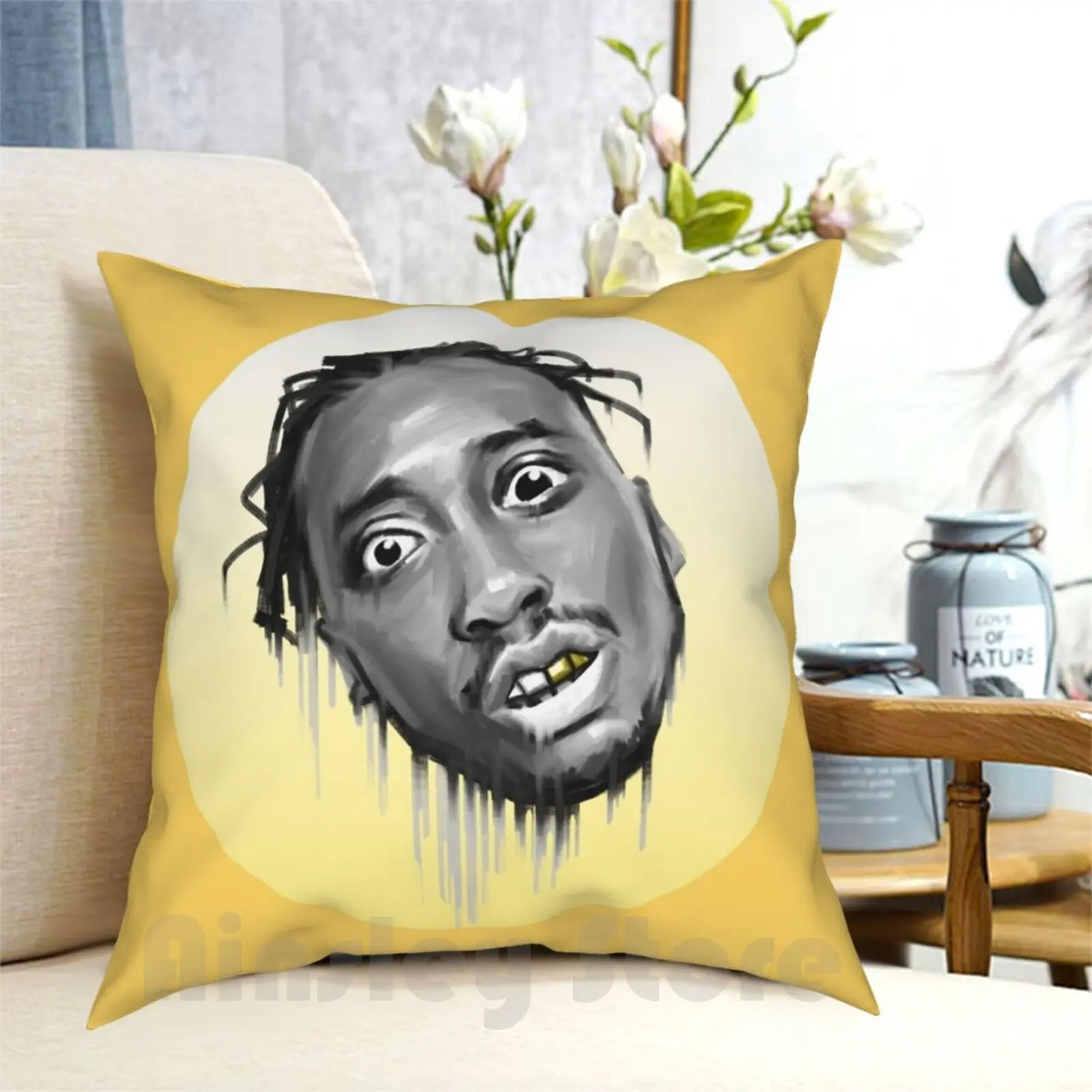 Ol' Dirty Bastard Pillow Case Printed Home Soft DIY Pillow cover Odb Ol Dirty Bastard Oldirtybastard Rap Hiphop Rip Music