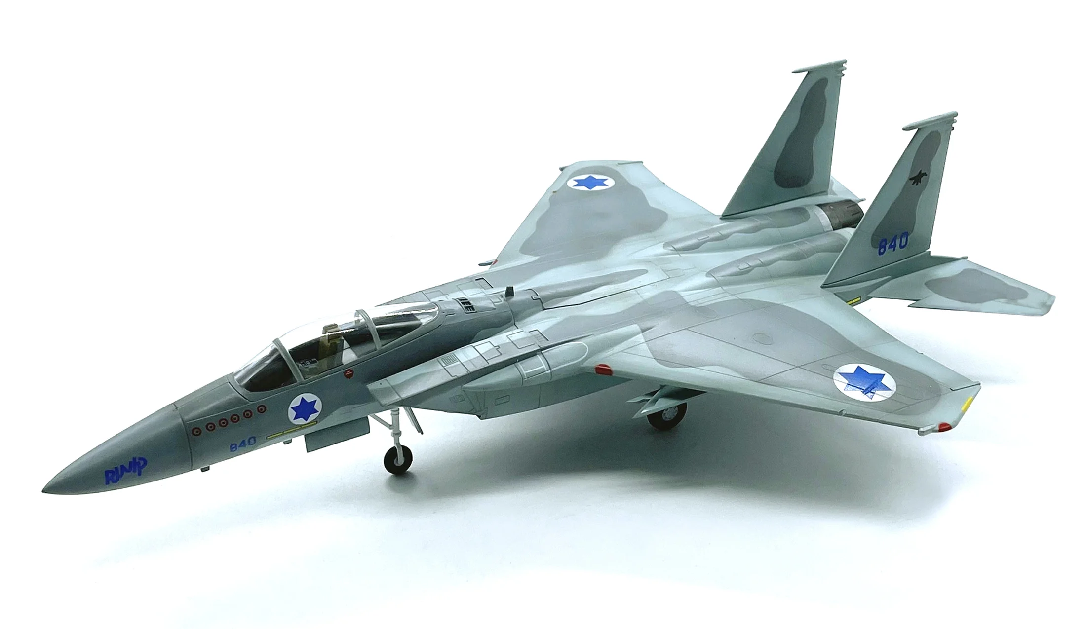 1: 72 Israeli air force f-15c fighter model  Finished product collection model  37121