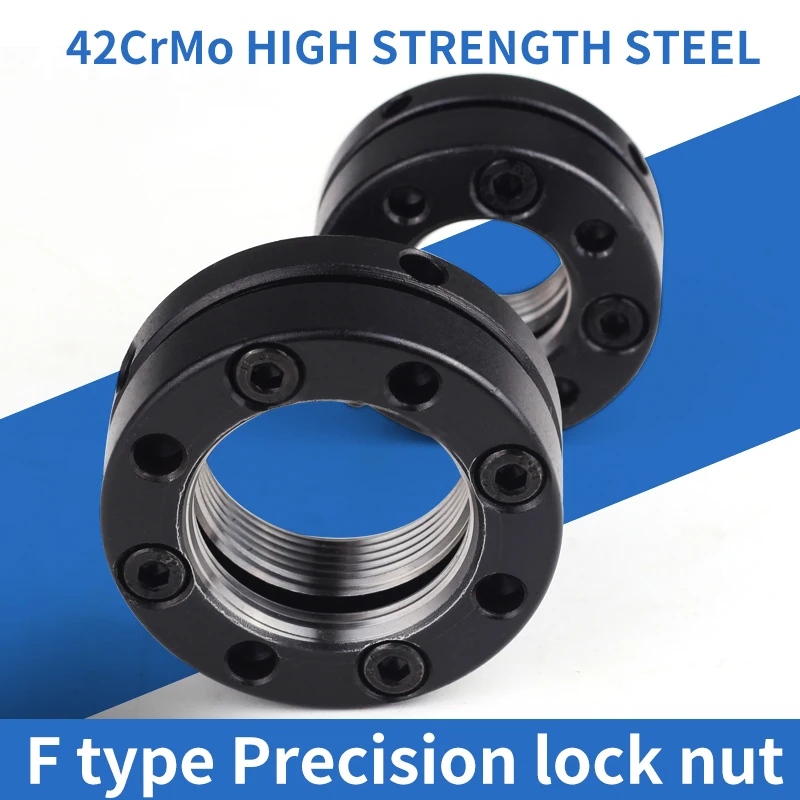 1Pcs K type Rradial Precision Lock Nut Screw Rod Round Nut Anti-return Anti-loosening Lock Bearing Bar Fast Bearing Anti-skid