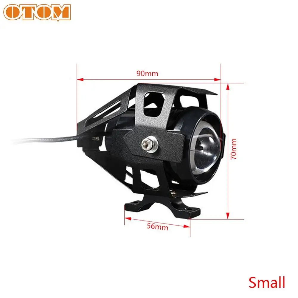 OTOM Motorcycle Headlight U5 LED Spotlights Motor Auxiliary Lightings DRL Motorbike Lamps Fog light Universal 12V Bicycles Cars