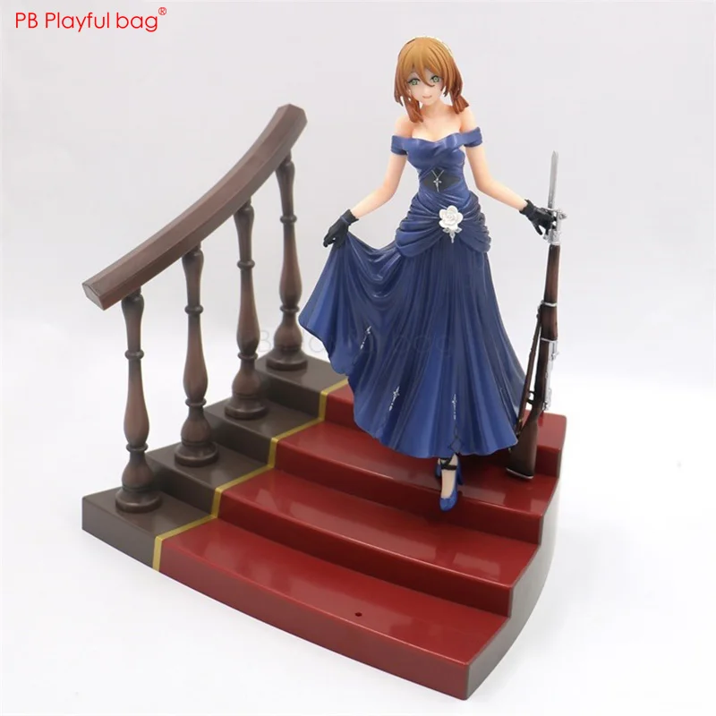 28CM Springfield M1903 action figure pvc-collectible-model Japanese-Anime-Game-collections Gorgeous dress girl model figure HE51