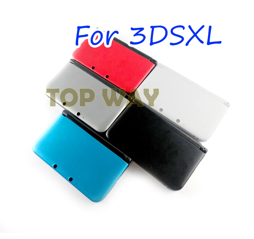 1set Full Set Case Shell Housing Cover For Nintend 3DS XL LL High Quality with button rubber parts Housing Shell Case