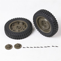 FMS ROCHOBBY 1:6 1941 MB SCALER FRONT WHEELS ASSEMBLY (1 Pair) C1002, REAR WHEELS ASSEMBLY (1 Pair) C1003