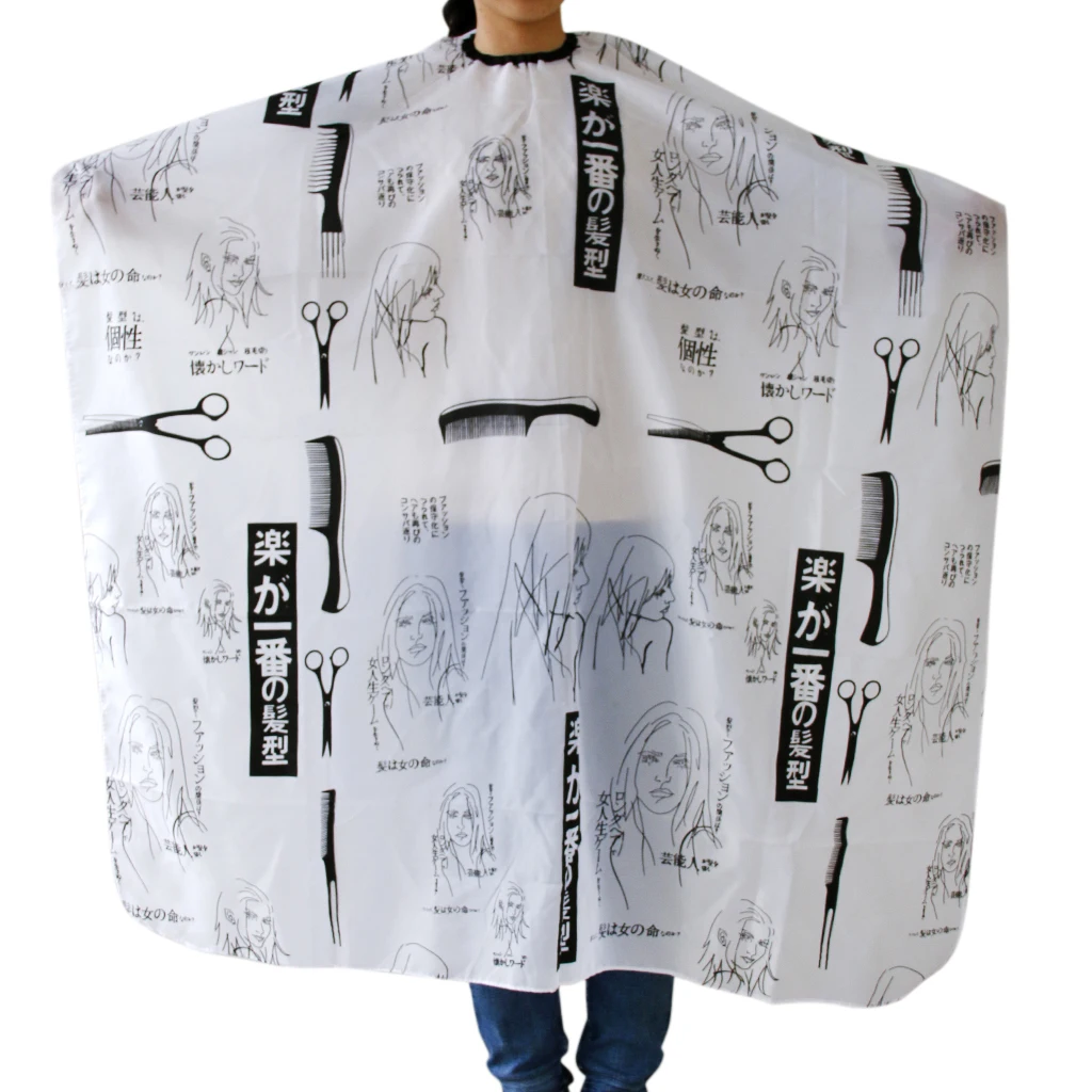 Pro Salon Hairdressing Cape Gown Barber Cloth Hair Cut Dye Cover Hairdresser Cloth Hairdressing Apron Gown