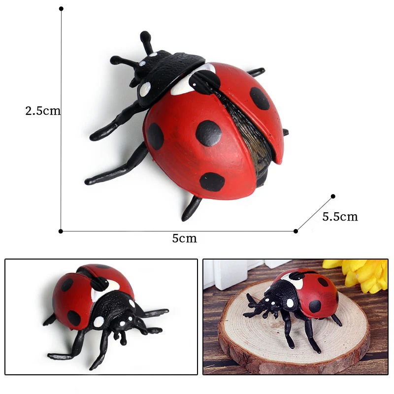 Imitacja owadów pająk motyl mrówka kolekcja figurek miniaturowa zabawka edukacyjna dla dzieci prezent dla dzieci