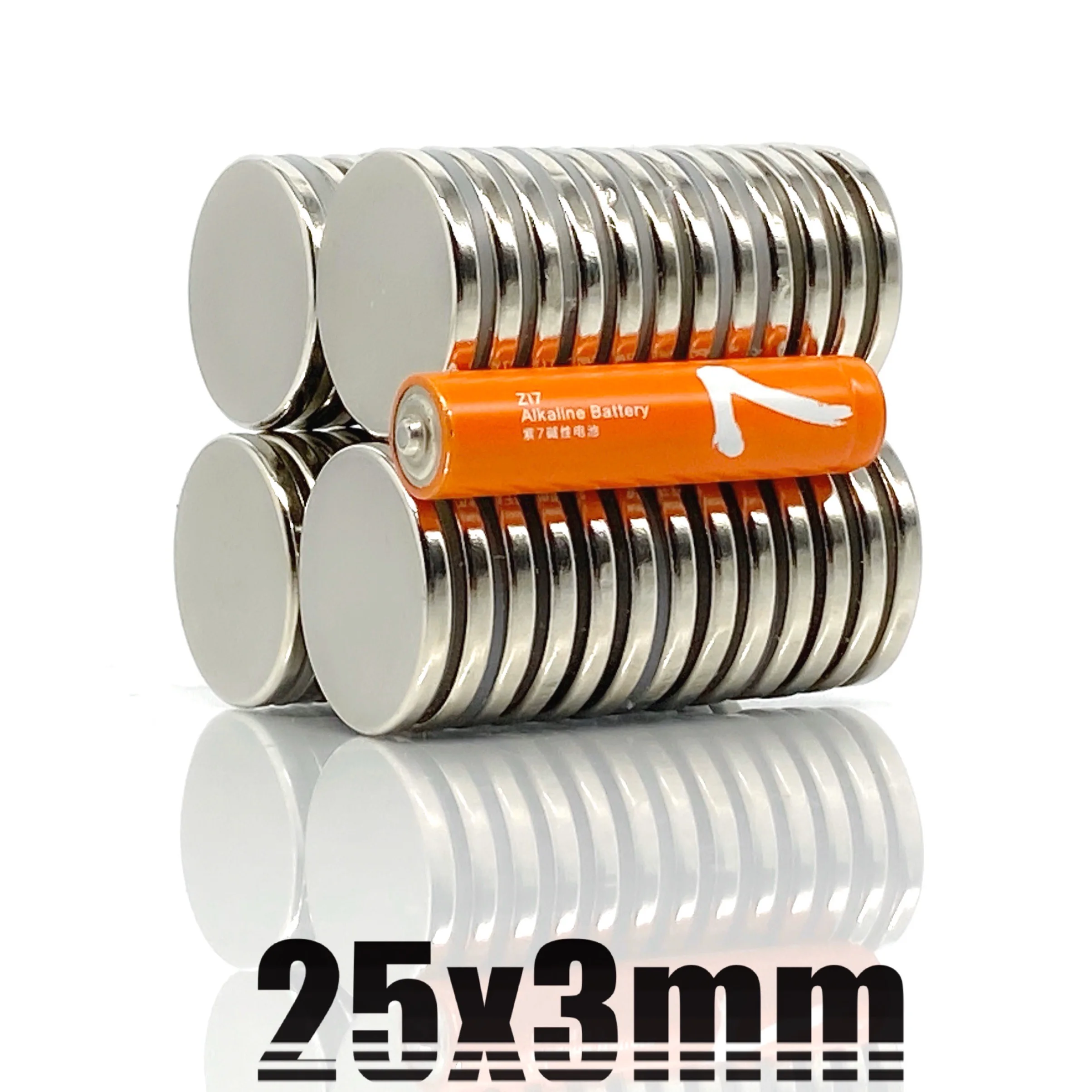 

2/5/10/20 Pcs 25x3 Round NdFeB Neodymium Magnet N35 Super Powerful imanes Permanent Magnetic Disc 25*3