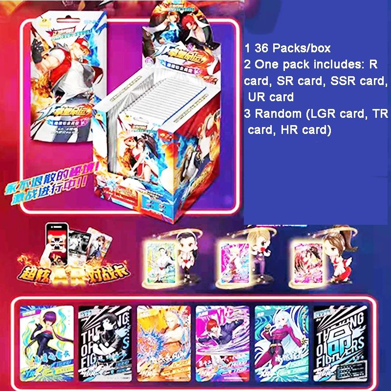 King Of Fighters Cards Game Paper Kids Toys Girl Fantasy & Sci-fi Boy Collection Christmas Gift Grownups