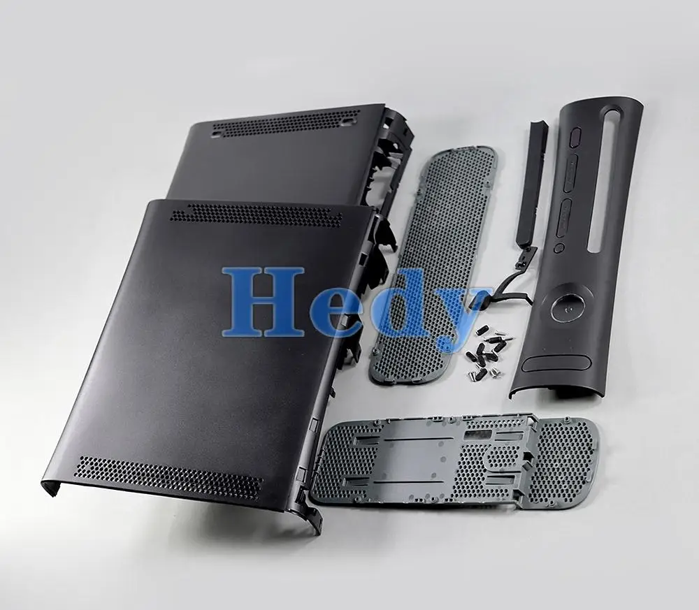 1 مجموعة الإسكان الكامل ل XBOX360 الدهون وحدة التحكم أسود أبيض اللون ل XBOX 360 الدهون وحدة التحكم الإسكان البيت قذيفة