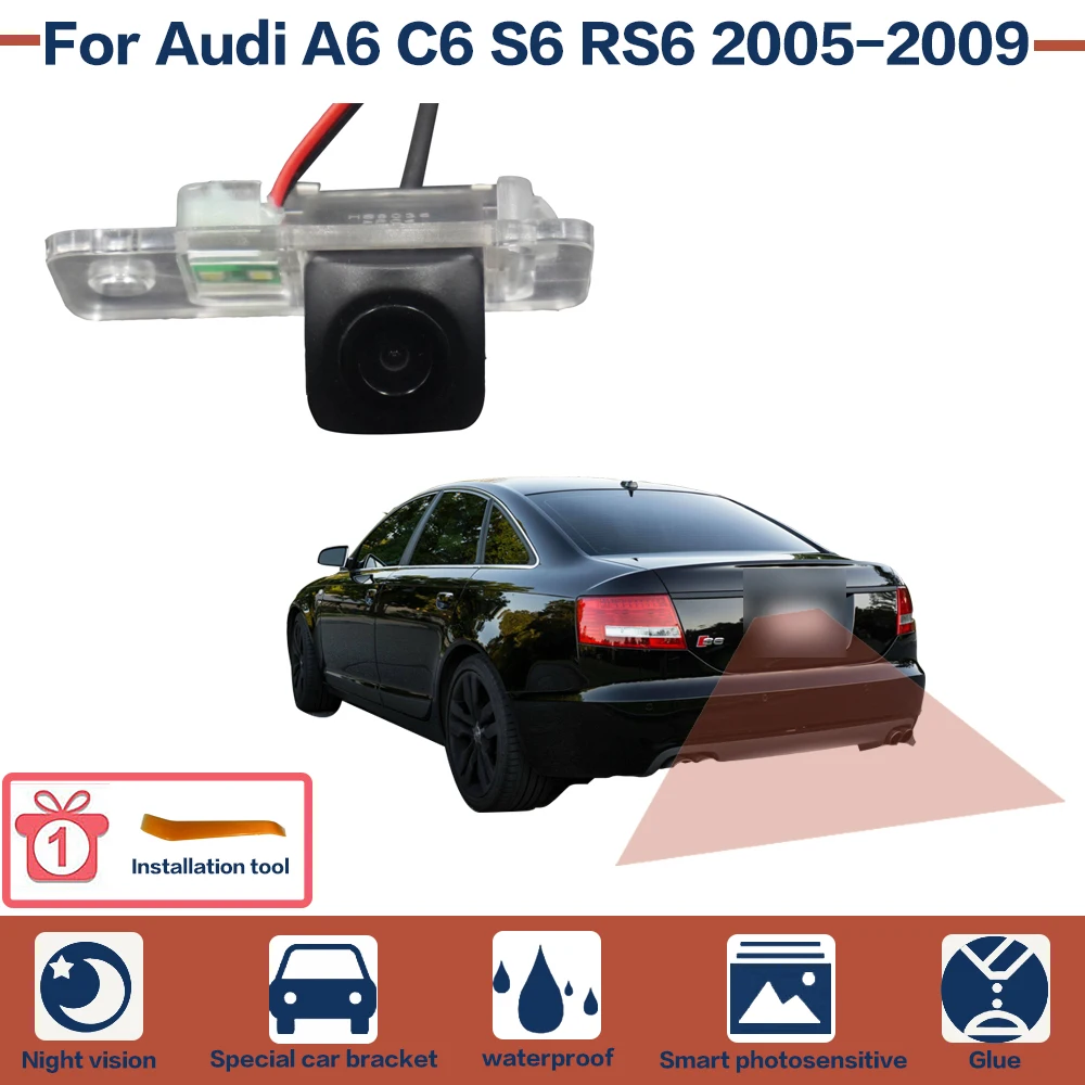 

Камера заднего вида с ночным видением Full HD для Audi A6 C6 S6 RS6 2005-2009