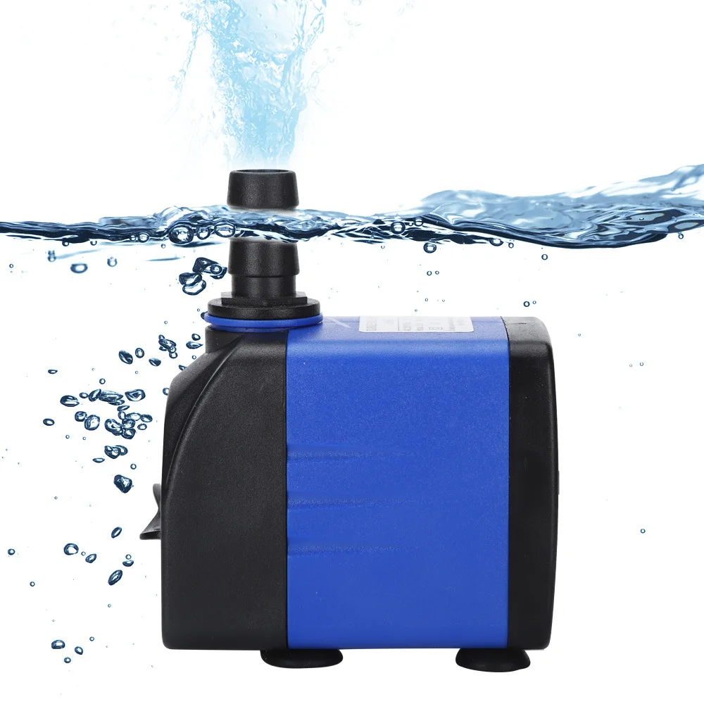 Fish tank water pump Silent filter submersible pump Small household water change Aquarium pumping fountain water circulation